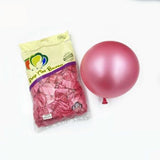 12inches Metallic Hot Pink Latex Balloon