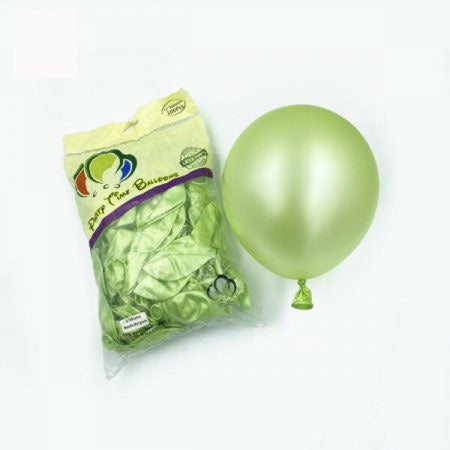12inches Metallic Mint Green Latex Balloon
