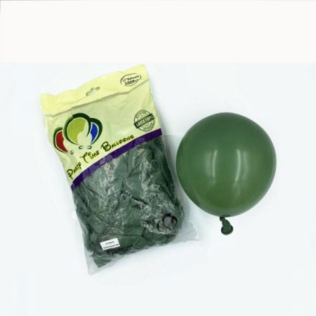 12inches Standard Avocado Green Latex Balloon