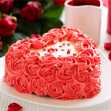 Romantic Rose Cake - 1.5kg